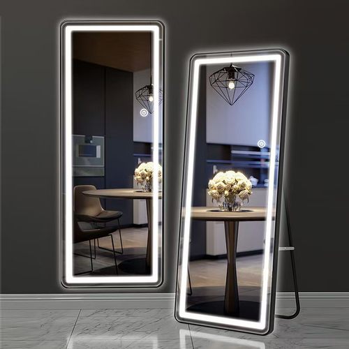 伊洛维特充电款落地方形全身镜子