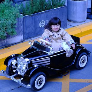 带遥控大电池 亲子母婴玩具双人可坐家庭电动汽车