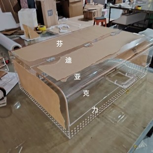 高透明亚克力设备防护罩定制车间机器仪器防尘罩有机玻璃保护挡板