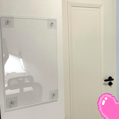 高透明亚克力白板写字备忘提示板