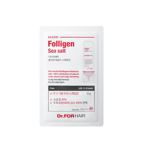 Dr.FORHAIR 海盐头皮磨砂膏(new) 12g/袋【临期】