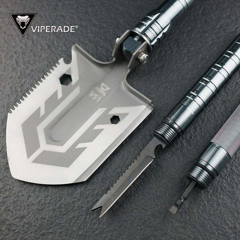 VIPERADE蝰蛇VS1多功能户外铲野营多用途车载铲子锰钢工兵铲