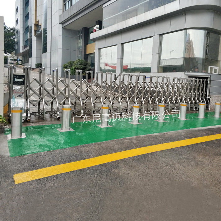 全自动升降柱广州新塘水厂升降地桩工厂仓库门口不锈钢成品路障