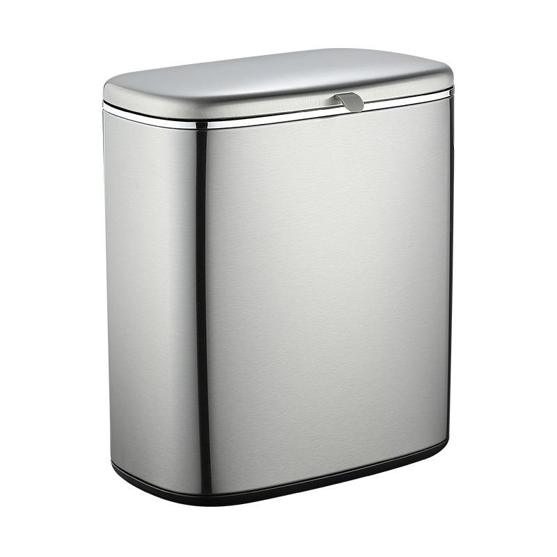 家用壁挂式垃圾桶厨房卫生间免打孔滑盖立盖收纳桶