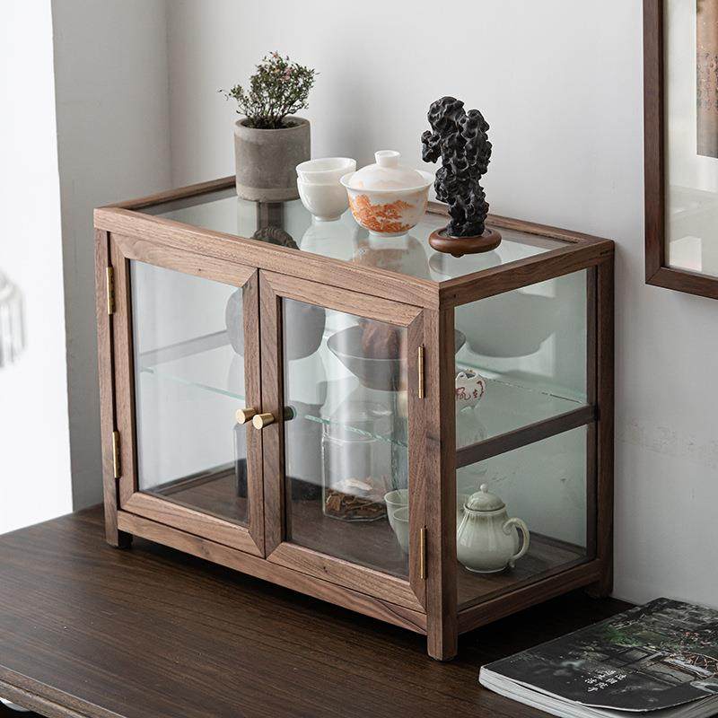 胡桃木展示柜玻璃茶壶茶具配件储物柜茶杯器皿置物架收纳柜收纳,鲜花速递/花卉仿真/绿植园艺,割草机/草坪机,淘宝优惠券,粉丝福利购,淘宝优惠卷