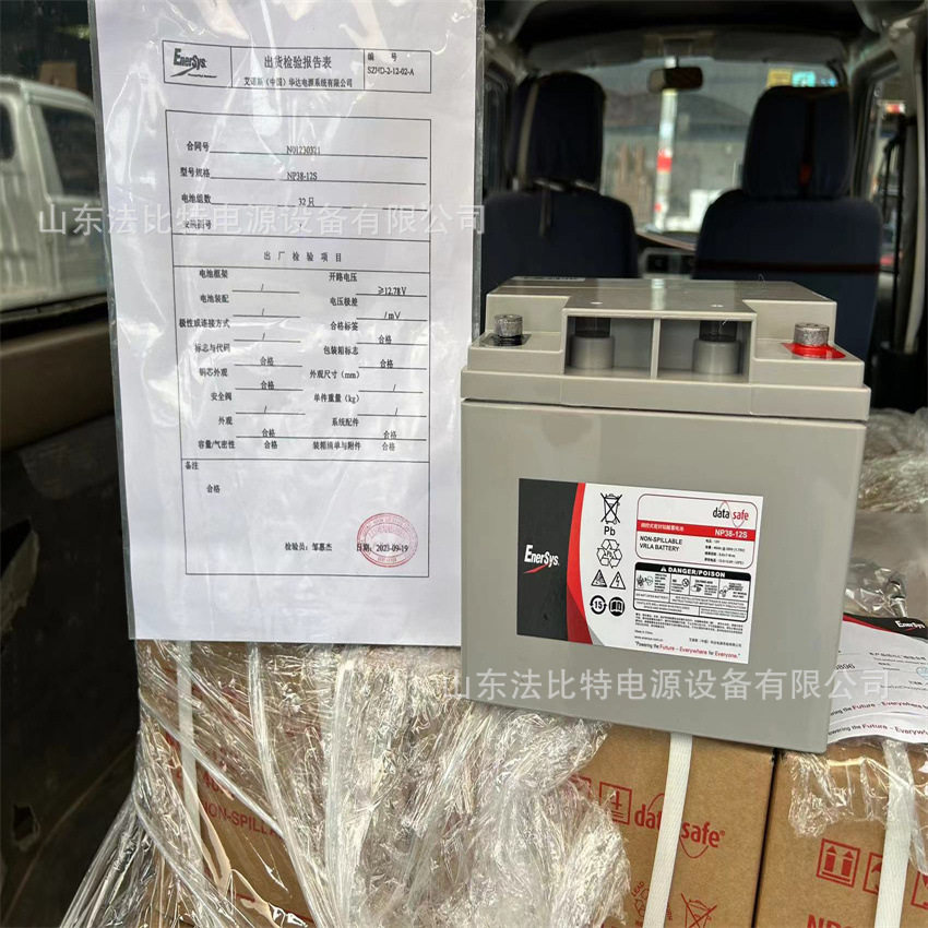 EnerSys艾诺斯铅酸蓄电池NP38-12S计算机机房12V40Ah直流屏EPS