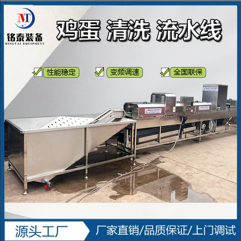 养殖场专用洗蛋机中小型农场鸡蛋鸭蛋清洗消毒设备提升禽蛋品质