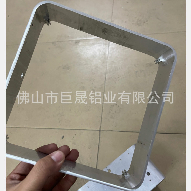 仪器铝外壳加工大尺寸铝外壳铝壳体深加工197×197铝型材方通