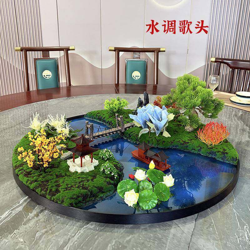 大圆桌中间转盘摆件餐桌花摆花酒店饭店包间假花沙盘盆景,鲜花速递/花卉仿真/绿植园艺,割草机/草坪机,淘宝优惠券,粉丝福利购,淘宝优惠卷