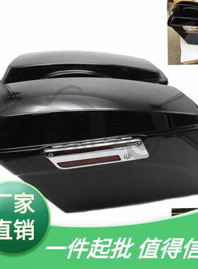适用于哈雷改装款式哈雷亮黑色边箱大滑翔侧边袋侧边箱94-13