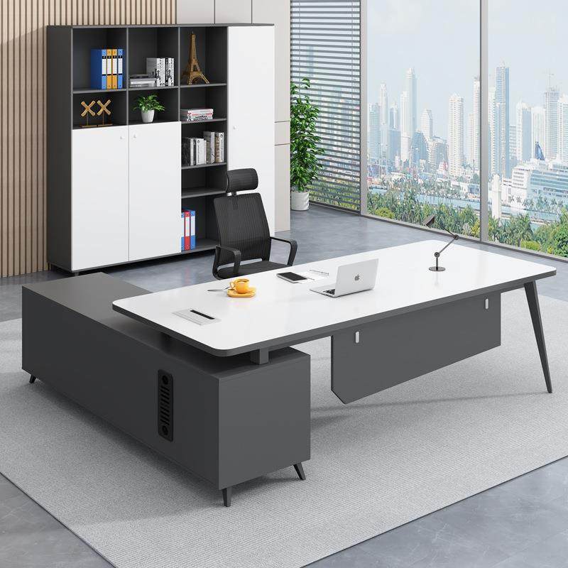 老板办公桌总经理桌简约现代办公室家具1米8商用办公室老总办公台