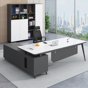 老板办公桌总经理桌简约现代办公室家具1米8商用办公室老总办公台