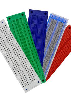 SYB-120700孔无焊面包板电路板实验板洞洞板5色/组177*46mm