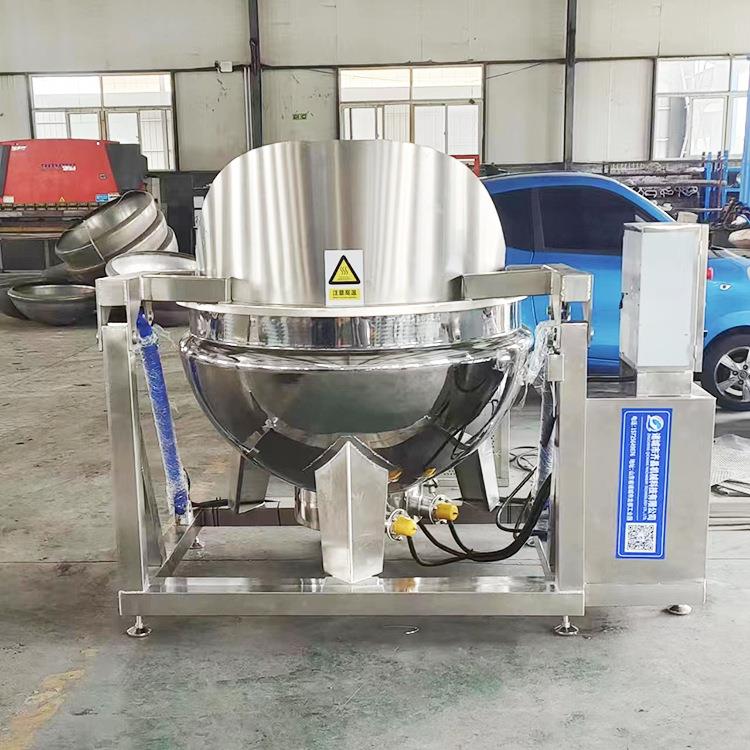 酱香盐焗鸡爪漂烫卤煮线虎皮凤爪烤鸡腿加工设备大型300kg夹层锅