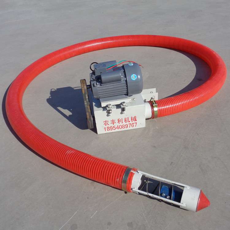 小型农用汽车吸粮机 螺旋软管吸粮机 中驱双管吸粮机销售