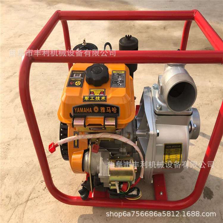 178动力四寸自吸泵 市政排水离心泵 汽油柴油手推式高压泵