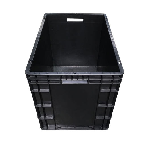 厂家  eu4644 物流箱 外径600*400*440 汽车配件箱 EU箱防静电