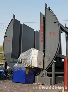 大吨位双油顶180度翻板机 c型360度板材翻转机 90度翻卷机