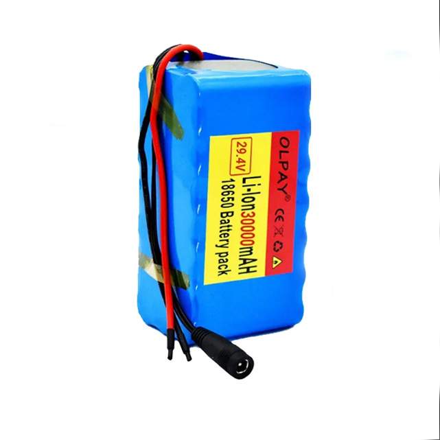 7S3P 18650 锂离子电池组 29.4V30000mAh 电动自行车助力车平衡车