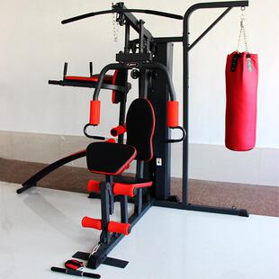 JLM健身器家用综合训练器两人站多功能大型器械力量训练套装组合