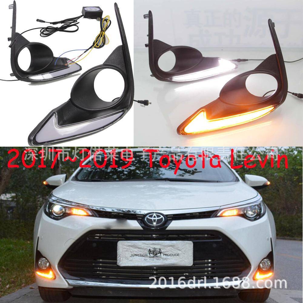 适用于丰田雷凌日行灯Levin雷凌雾灯前照灯雷凌大灯2017~2019