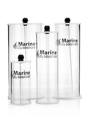 新款2.5升带刻度亚克力储液桶配CaMg标签贴纸滴定泵液体储存