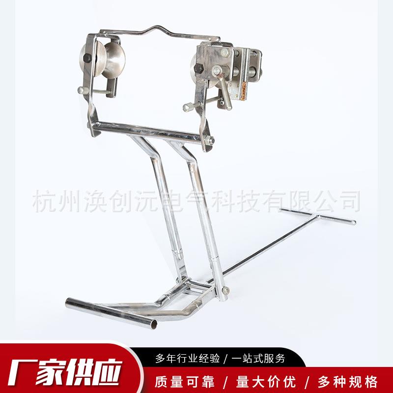 电力线路抢修单线飞车单线水平垂直飞车自行车框式线路检查车