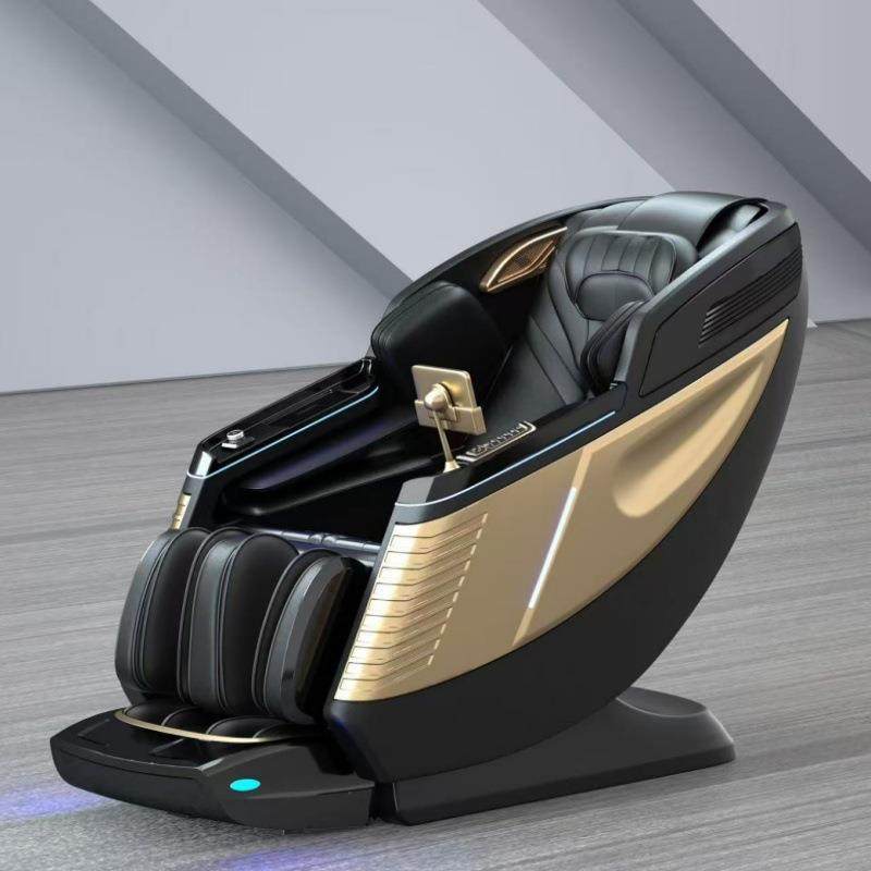 新款高档4D双机芯sl导轨按摩椅子全智能家用全身太空舱仓多功能