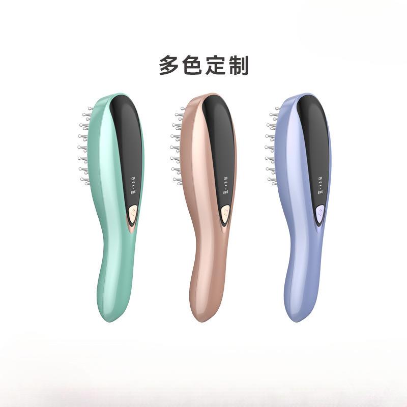 EMS微电流电动按摩梳头疗仪直发梳健发梳保健梳子电动按摩器