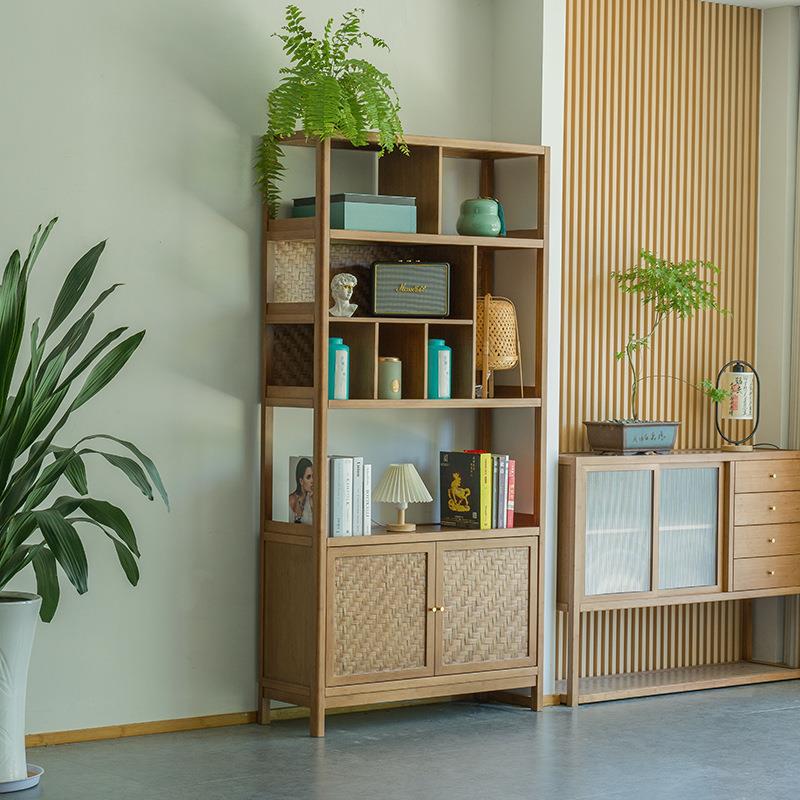 新中式贵德博古架茶室多宝阁展示架茶柜子古董架办公室书架置物架