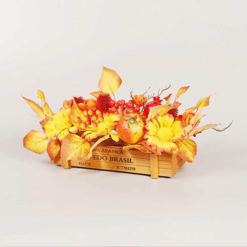 鸿禹秋色感恩节仿真枫叶南瓜浆果木制摆件餐桌派对布置桌摆,鲜花速递/花卉仿真/绿植园艺,割草机/草坪机,淘宝优惠券,粉丝福利购,淘宝优惠卷