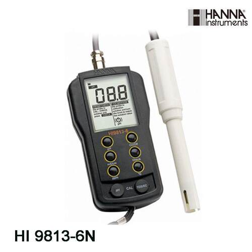 意大利哈纳HI9813-61多参数水质测定仪ph计电导率仪电导率计