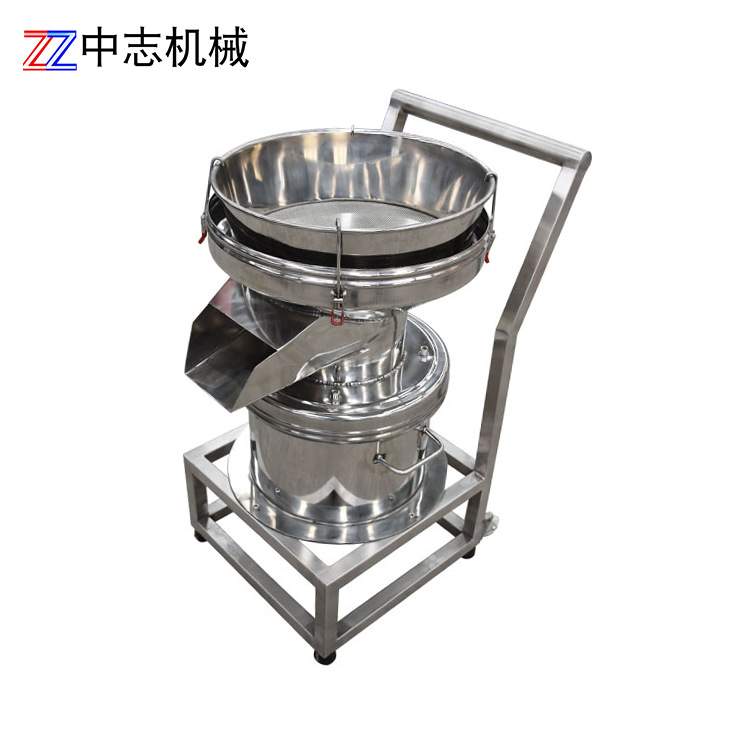 450液体过滤筛小型豆浆豆渣分离过滤机 圆型滤渣振动筛单层筛选机