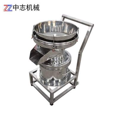 450液体过滤筛小型豆浆豆渣分离过滤机 圆型滤渣振动筛单层筛选机