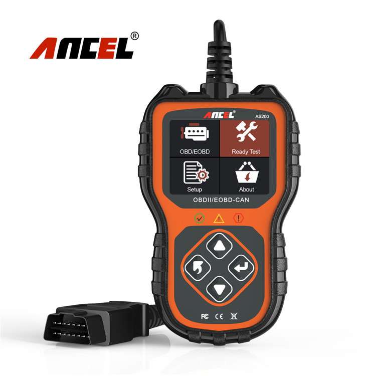 ANCEL AS200 OBD2扫描仪汽车诊断工具  引擎检测设备海外版多语言