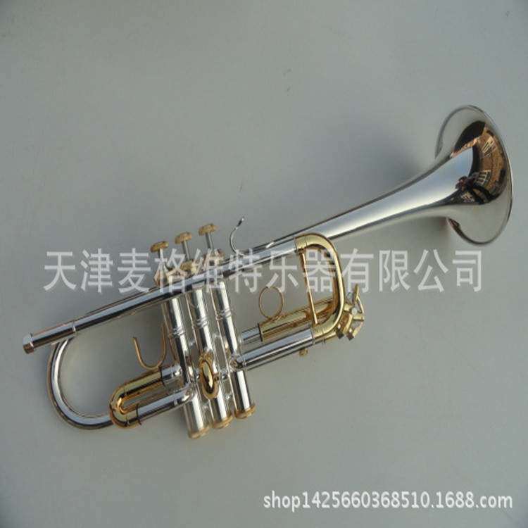 西洋吹奏C调小号乐器降B三音C调小号乐器铜管小号
