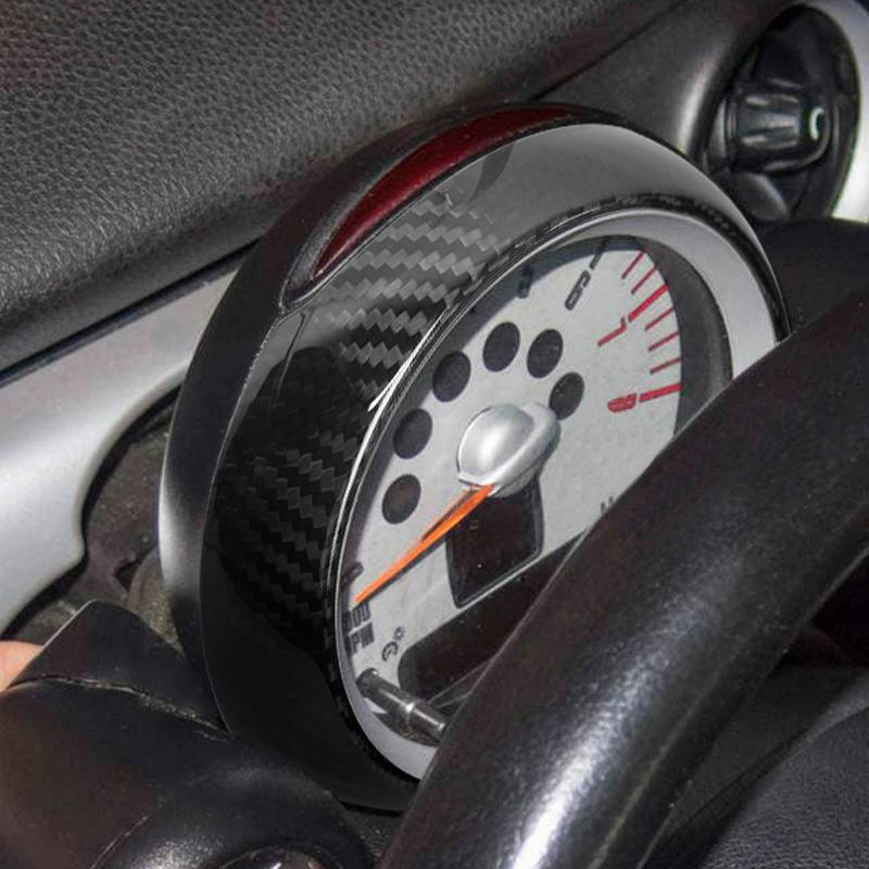 适用于宝马MINIR55/56/60汽车转速表前盖真碳纤维装饰件
