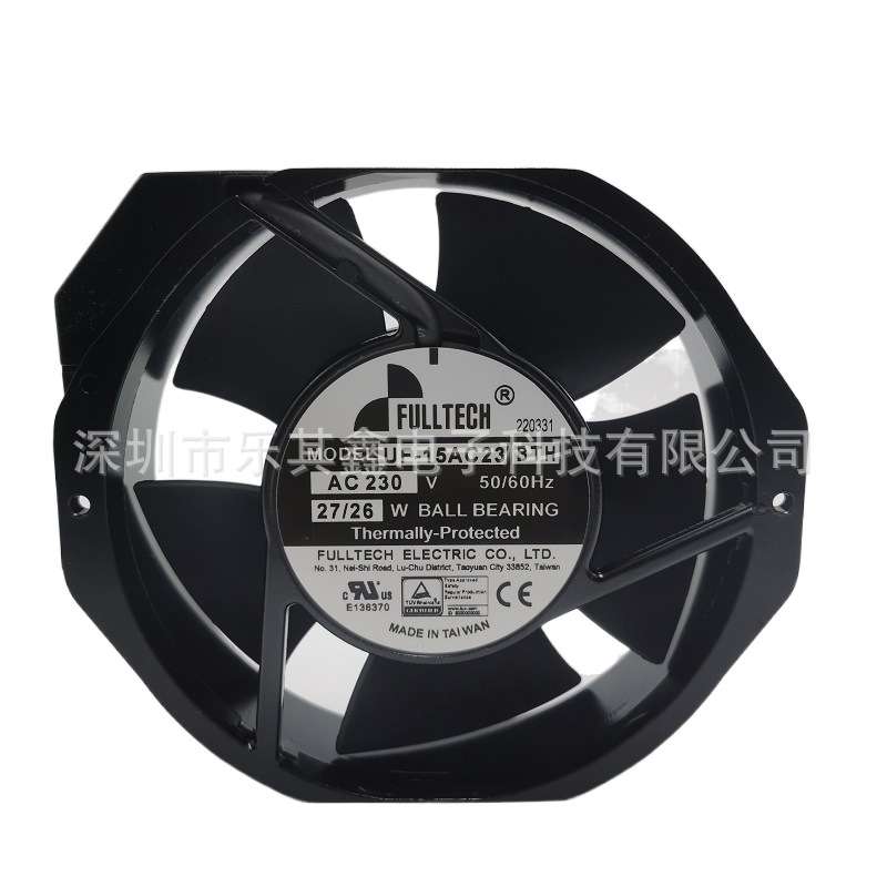 UF15AC23BTH AC230V 50/60HZ 27/26W FULLTECH机箱机柜带电容散热