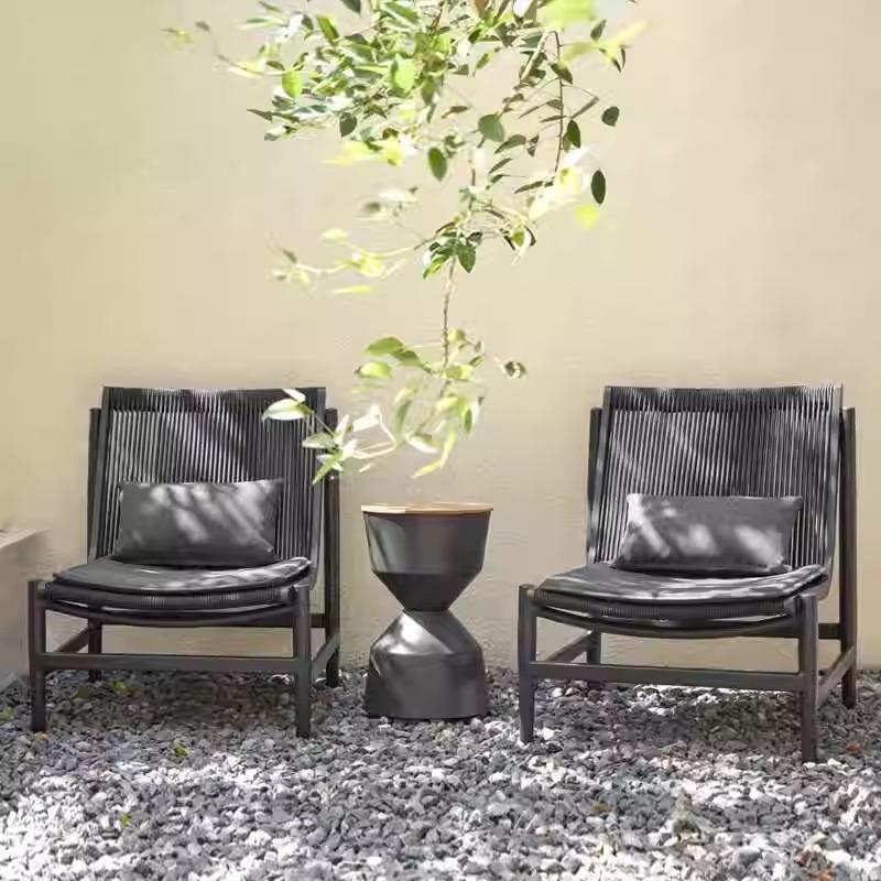 户外沙发藤编花园庭院三件套茶几餐桌椅组合阳台休闲椅子室外家具