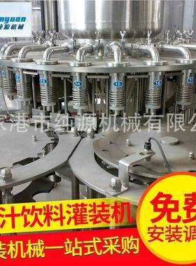 供应RXGF功能饮料果汁饮料灌装机械全自动饮料灌装机械