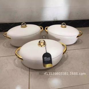 外贸非洲Heatpreservationbox2L2.5L3L外贸3PCS套装 蛋型保温盒