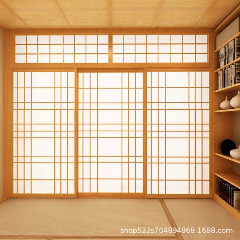 日式推拉门格子门实木隔断门和室门折叠门障子门窗榻榻米移门