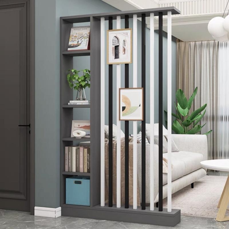 屏风隔断客厅遮挡入户门玄关柜简易置物架厨房餐厅隔断柜