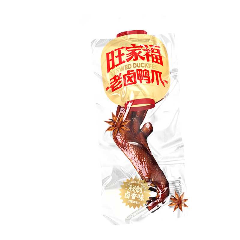 【U先试用】旺家福老卤鸭爪-卤香味1只
