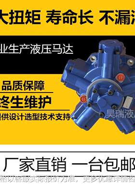 8-1000五星马达/破碎机/撕碎机/低速大扭矩液压马达/径向柱塞