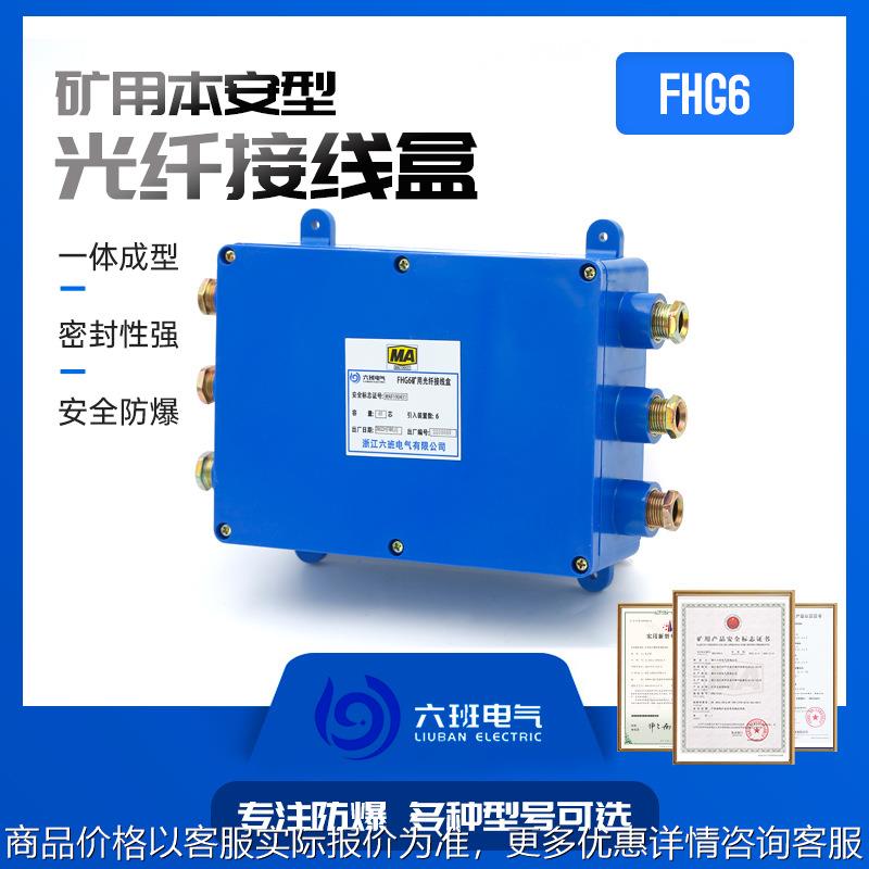 矿用本安型光纤熔接盒6矿井下用光纤接线盒通信光缆分接线盒