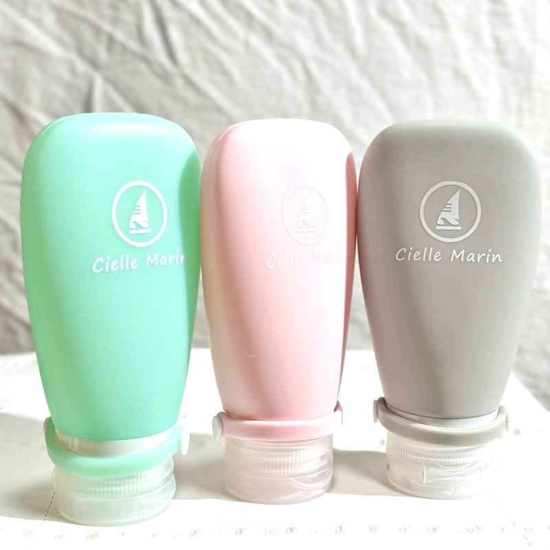 韩国ciellemarin高品质游泳洗护分装瓶硅胶挂钩式瓶便携分装小瓶