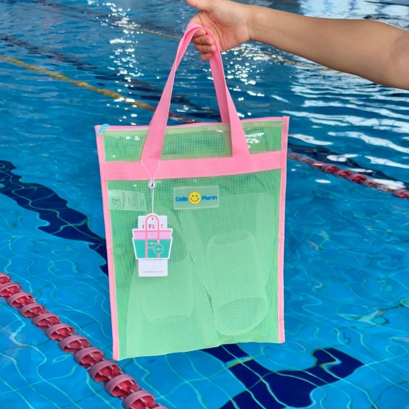 韩国ciellemarin喜马林脚蹼呼吸管收纳游泳收纳包镂空沥水脚蹼包,运动/瑜伽/健身/球迷用品,游泳专用包,淘宝优惠券,粉丝福利购,淘宝优惠卷