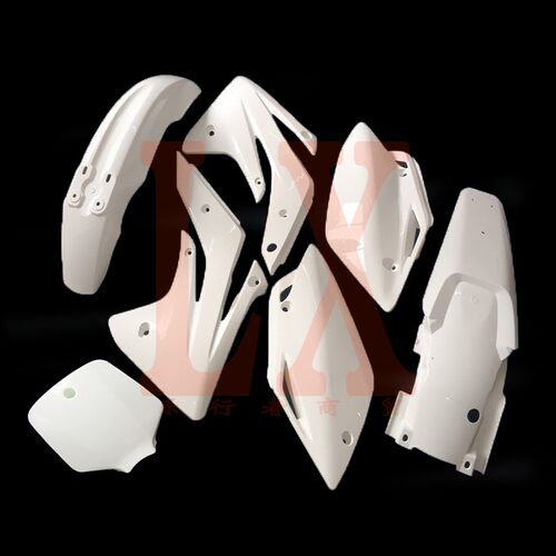 越野摩托车外壳海陵M4MX6M8T4T6车壳贵尊RTF护板侧盖前后挡泥号牌