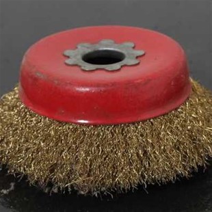 爆品厂促125碗型钢丝轮打磨除锈刷抛光轮100角磨机钢丝轮150钢品